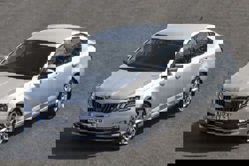 Skoda Octavia Mk3 — static front three-quarter